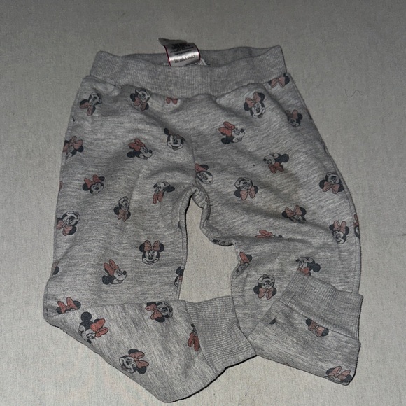 NAMEIT Pantaloni Sportivi Bambina Grey Melange - Minnie Mouse - Comodi E Morbidi - 3